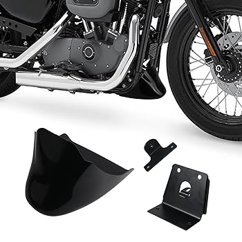 883 Iron Sportster Accessories Harley Sportster Chin Spoiler - Gloss Black Lower Fairing (Fits 2004-2022 XL Models) Harley Sportster Fairing