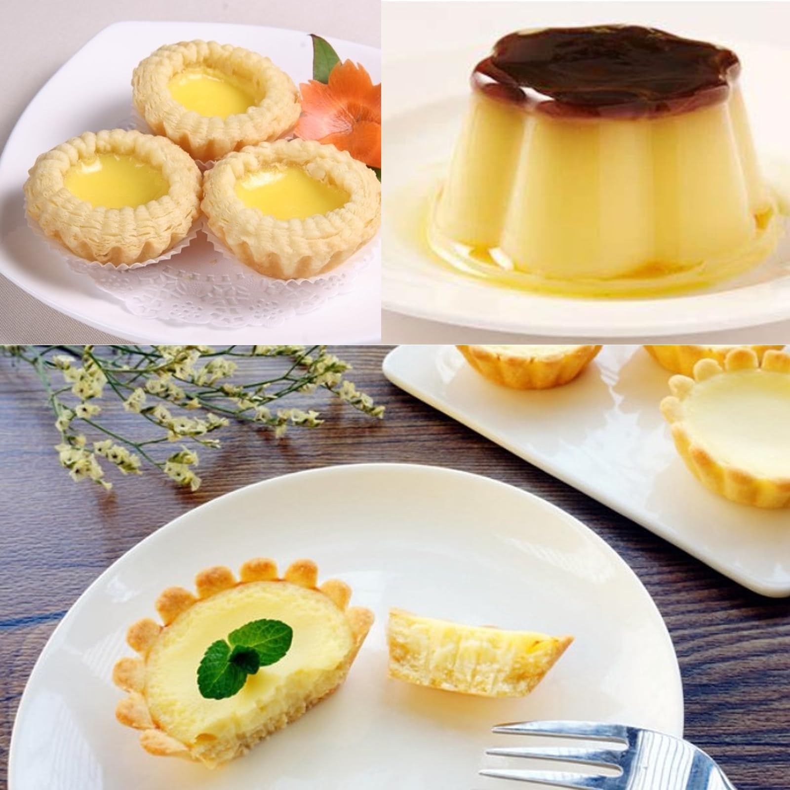 30 pezzi Ø 6,4 cm, stampo per torta uova, riutilizzabile, in acciaio inox, per cupcake, per budini, torte, biscotti, muffin