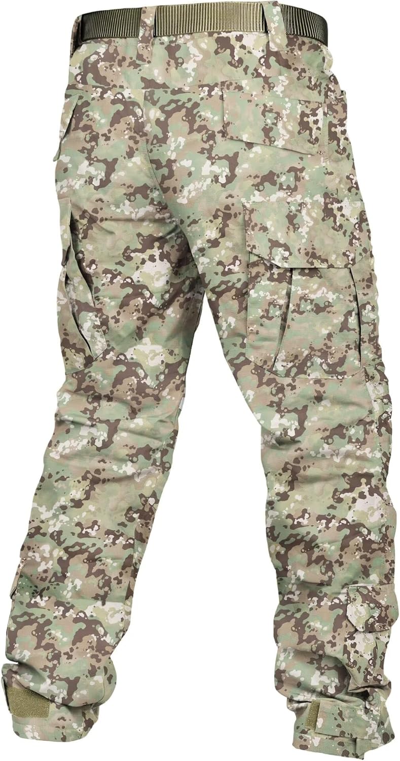 TRGPSG Men's Hiking Pants Outdoor Work Pants Lightweight Travel Tactical Cargo Pants with Multi Pockets - Image 2