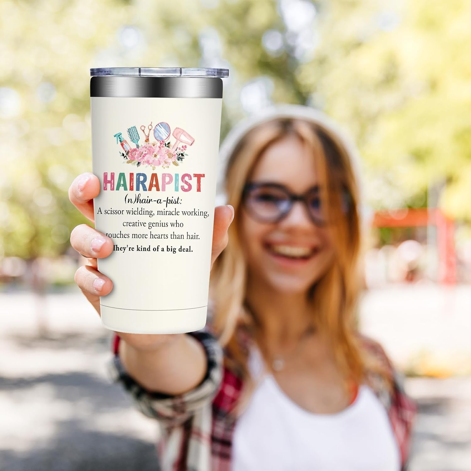Hair Stylist Gifts - Hairdresser Gifts for Women, Tumbler Cup 20 oz
