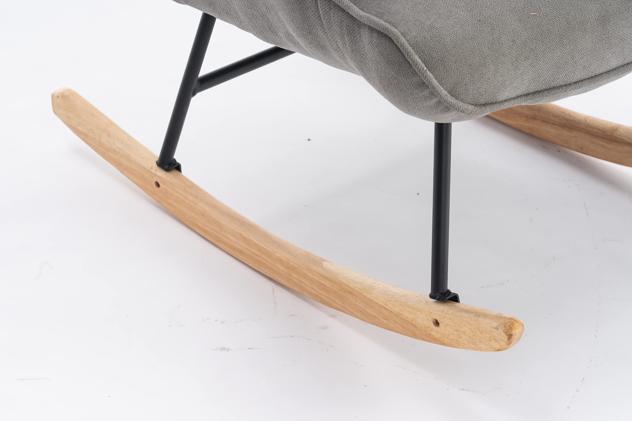 Devion Furniture Shaman Rocking Chair, Gray