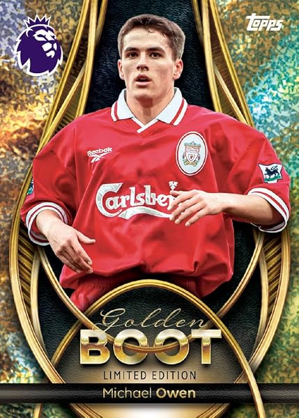 Topps Premier League 2026 - Debut Edition - Golden Boot Tin - contains 57 cards including 7 exclusive Golden Boot LE cards - 5