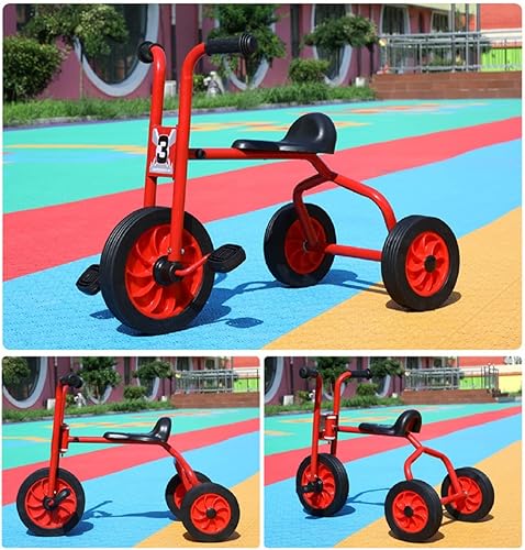Miniatura 6 de MJKCBD Triciclo para niños al aire libre de 2 a 6 años de edad, juguetes de equitación para niños, equipo de juego al aire libre, guardería o
