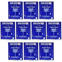 Vista 8 de Red Star Premier Cuvee - Levadura de vino, 0.18 oz, paquete de 10