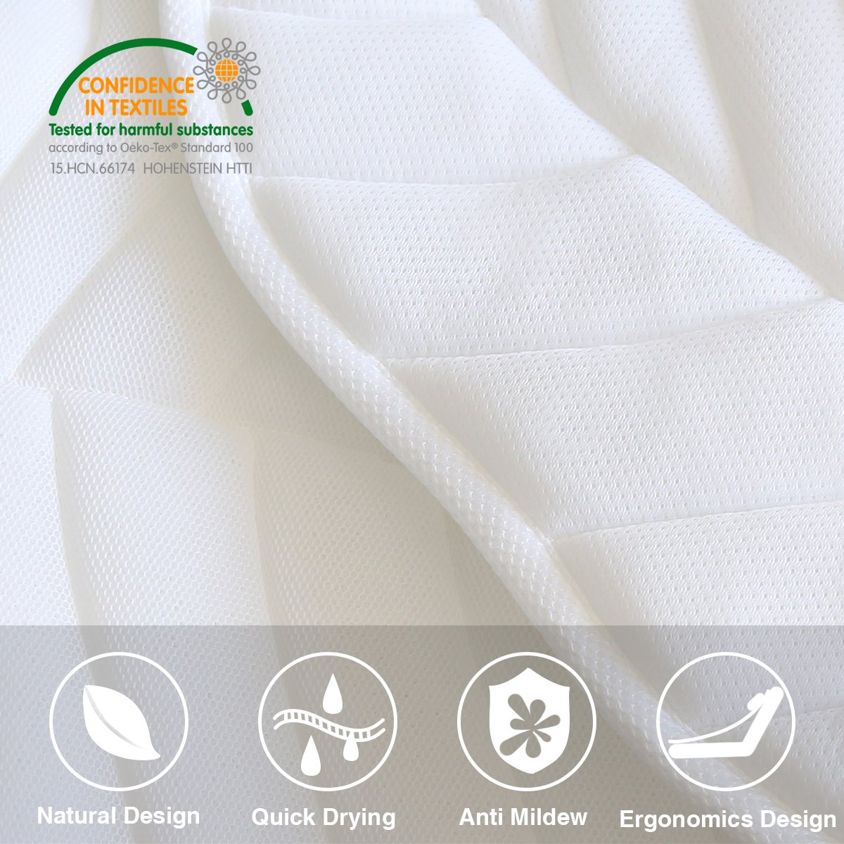 Cuscino Per Vasca Da Bagno Extra Comfort - Materassino Con Ventose Per Relax Totale - Foto 7