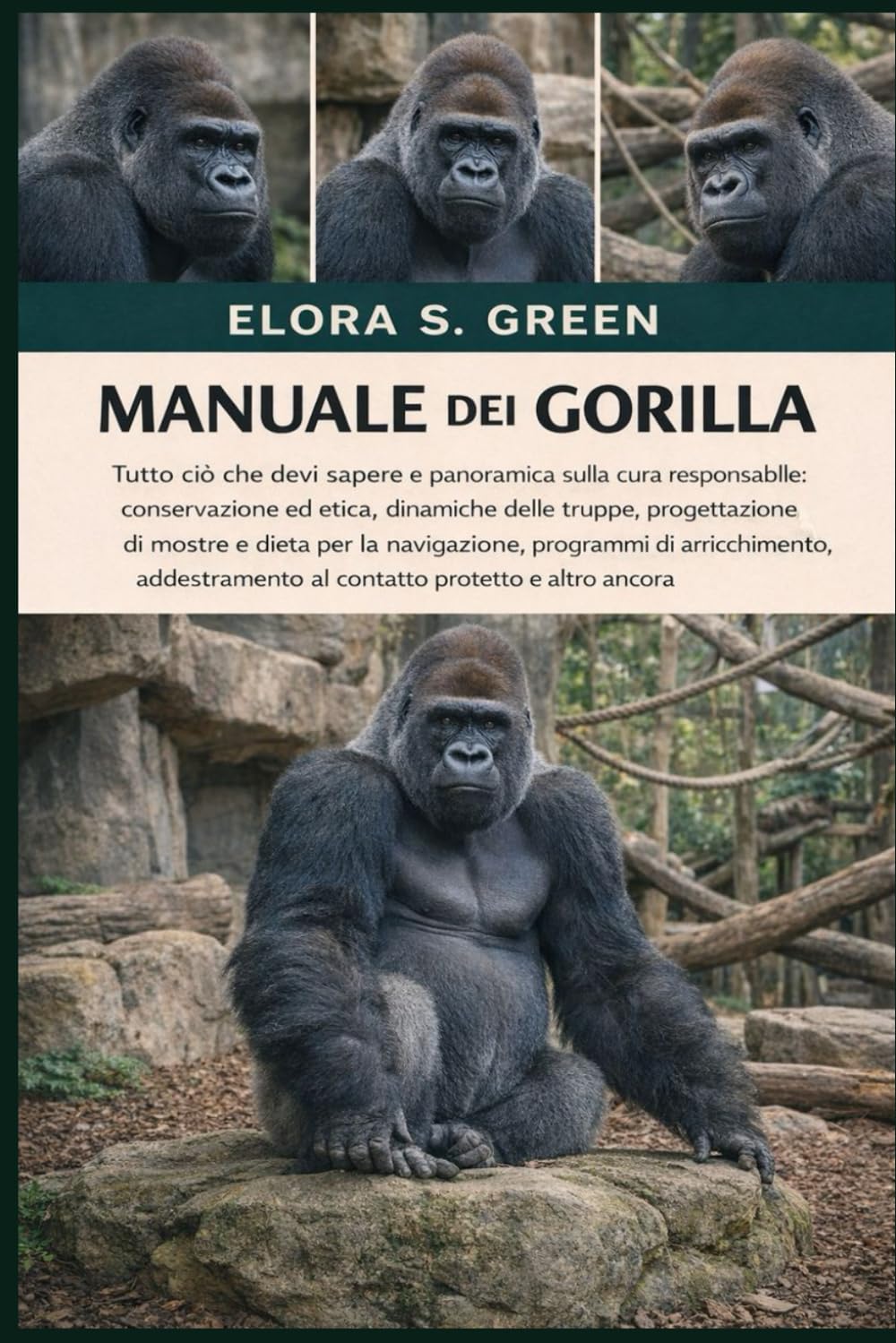 MANUALE DEI GORILLA: Tutto ciò che devi sapere e panoramica sulla cura responsabile: conservazione ed etica, dinamiche delle truppe, progettazione di ... addestramento al contatto protetto e