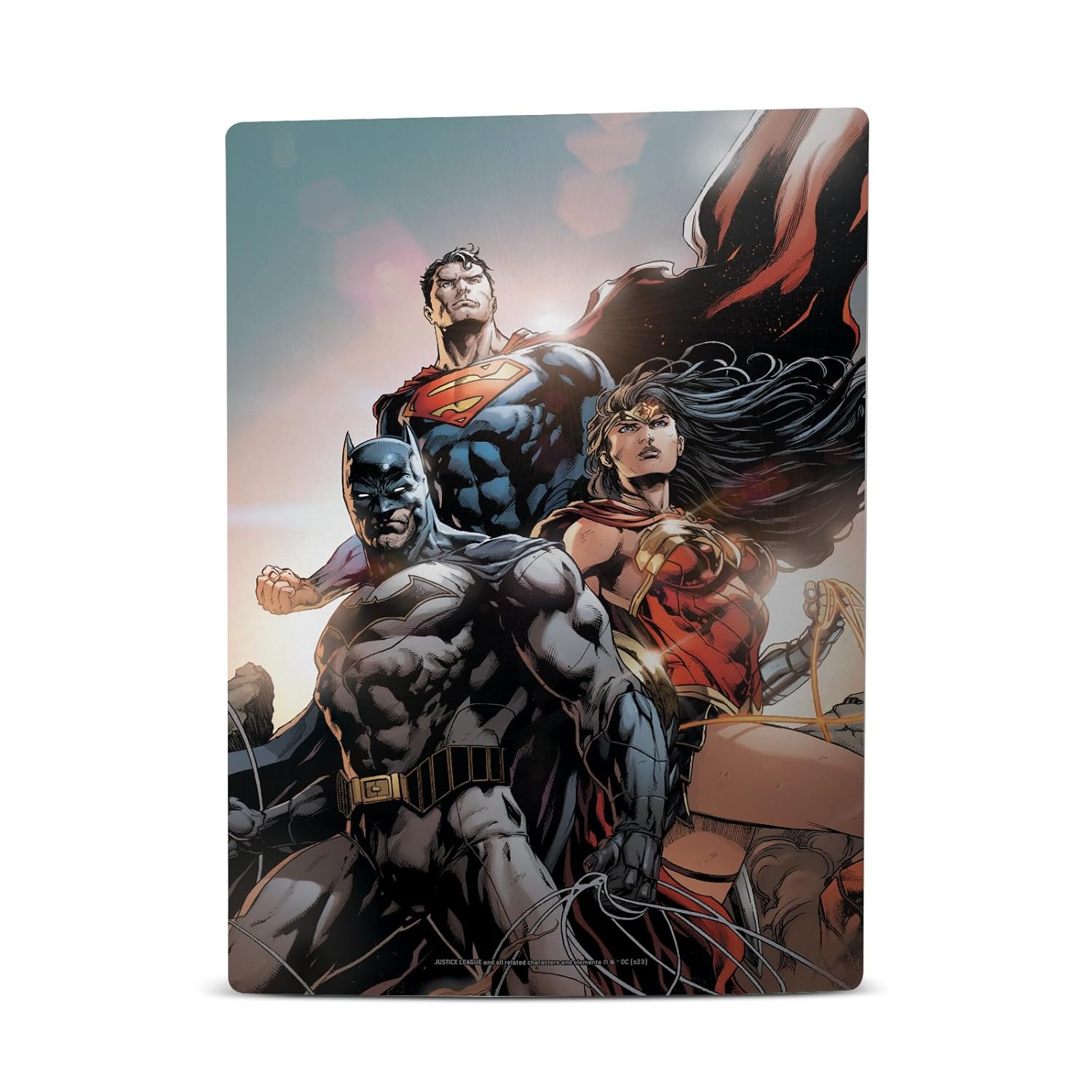 Head Case Designs Officially Licensed Justice League DC Comics Rebirth Trinity #1 Comic Book Covers Vinyl Faceplate Sticker Gaming Skin Decal Cover Compatible With PS5 Disc Console & DualSense