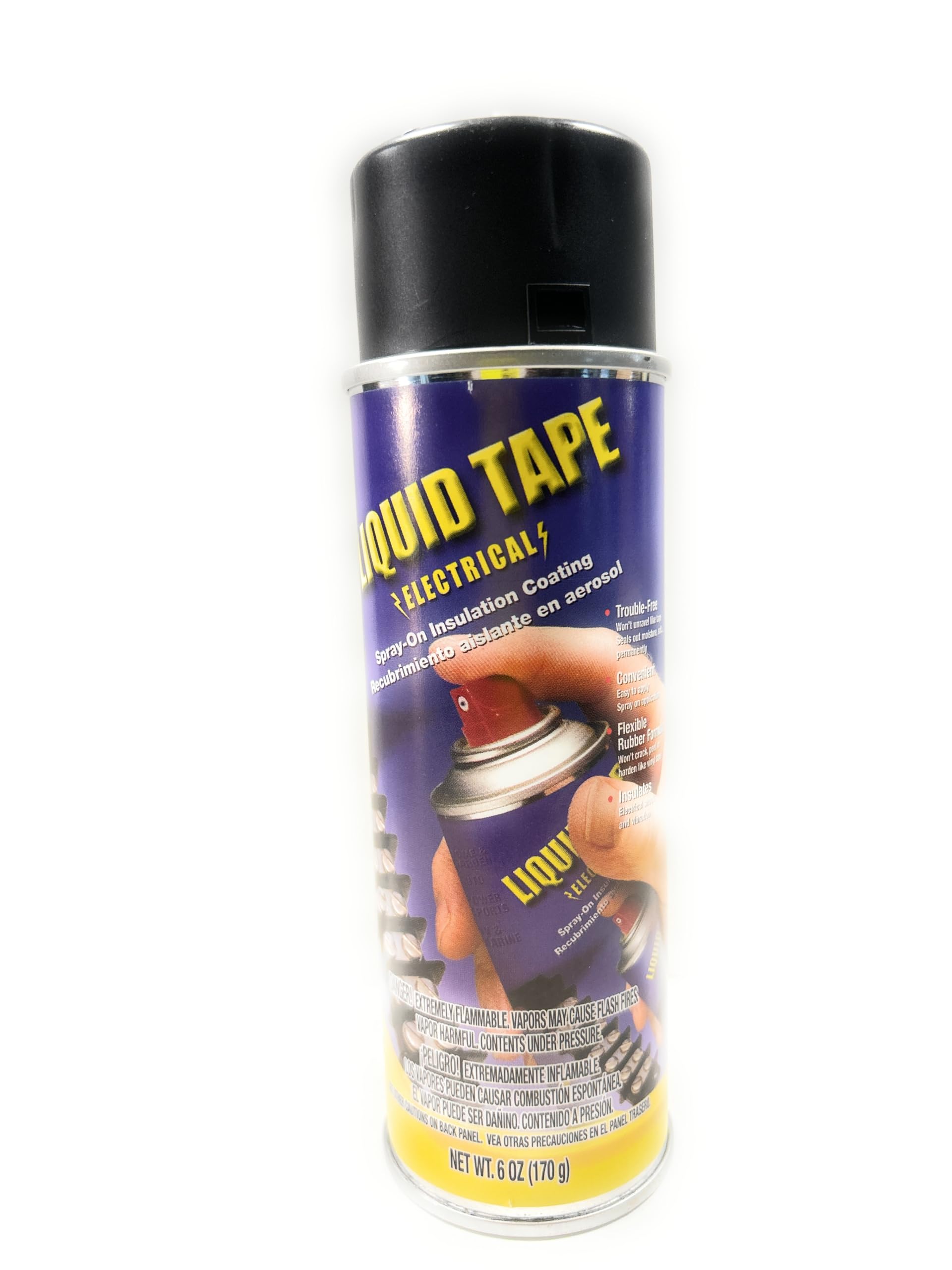 Insulating Tape - Spray Electrical Tape 170ml - Black