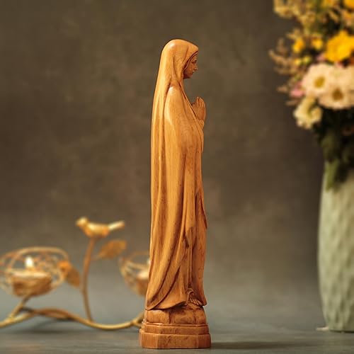 Miniatura 3 de 11.8 Inches Our Lady of Lourdes Catholic Icons Handmade Our Lady Statue Religious Gifts Our Lady of Guadalupe Catholic Art Mothers Day Gifts
