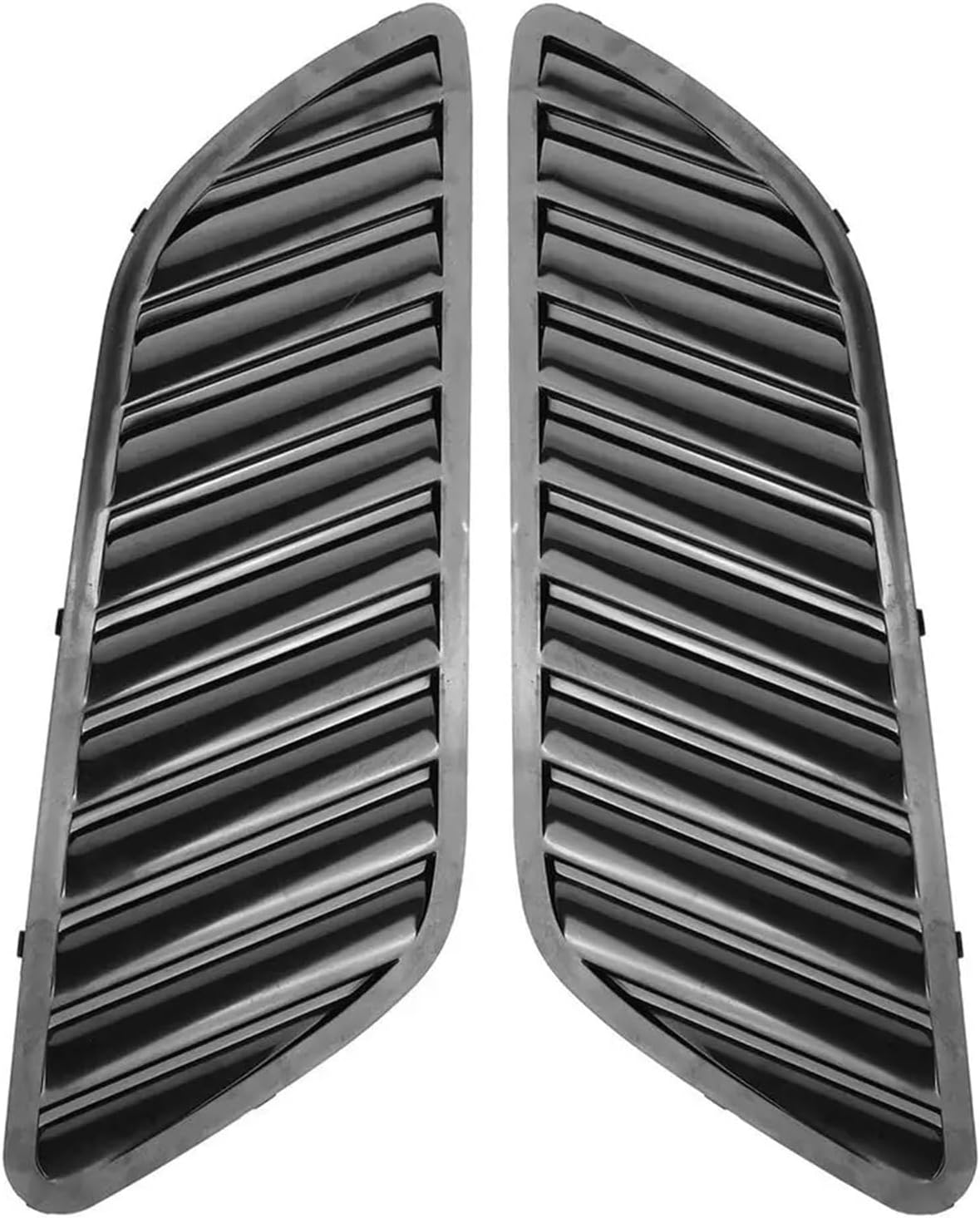 Engine Hood Vent Louvers Air Scoop Bonnet Vent Cover Compatible With BMW E90 E91 E92 E93 F30 F80 E46 M3(Black-Set)