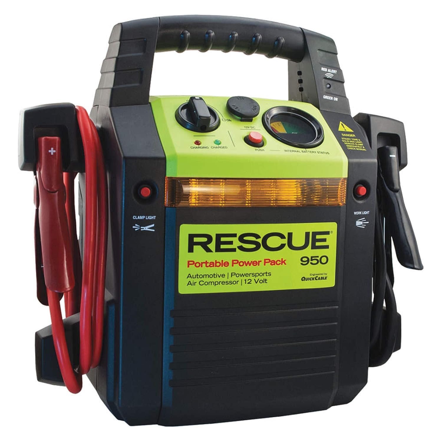 Portable Power Pack, 6 ga. Cable, 12VDC