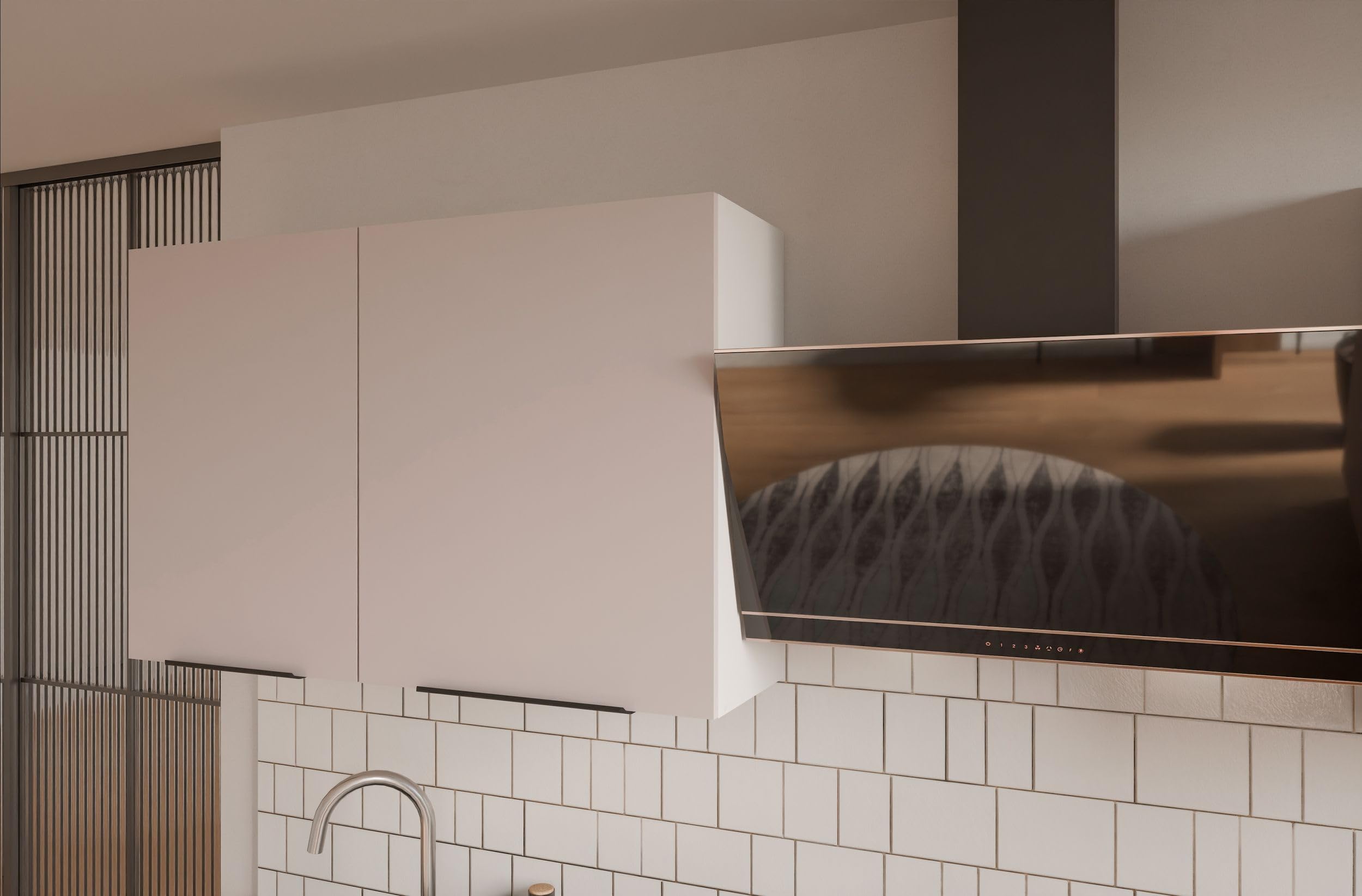 Kuechen-preisbombe Winkelküche Como 280x270 cm Küchenzeile Eckküche Einbauküche Küche Kaschmir beige matt + Weiß matt