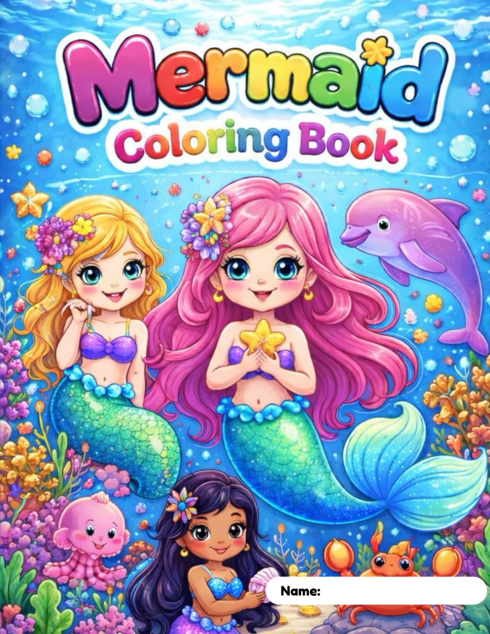 Mermaid Coloring Book