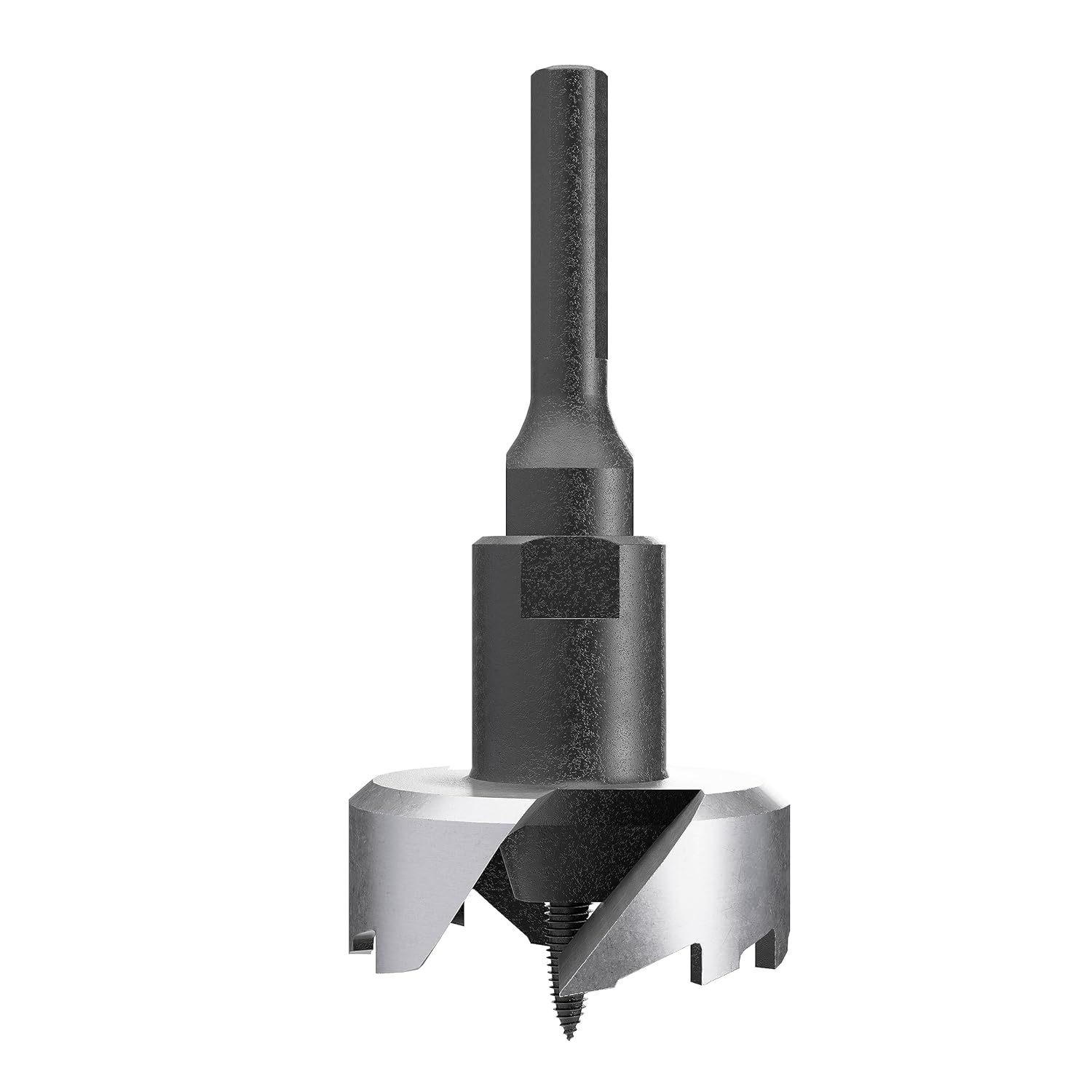 Greycore Tools Self-Feed Drill Bit – 2-Cutter Self Feed Drill 3-inch – Professional Boring Drill Bits for Woodworking – Aggressive Feed Screw Thread for Fast and Smooth Drilling