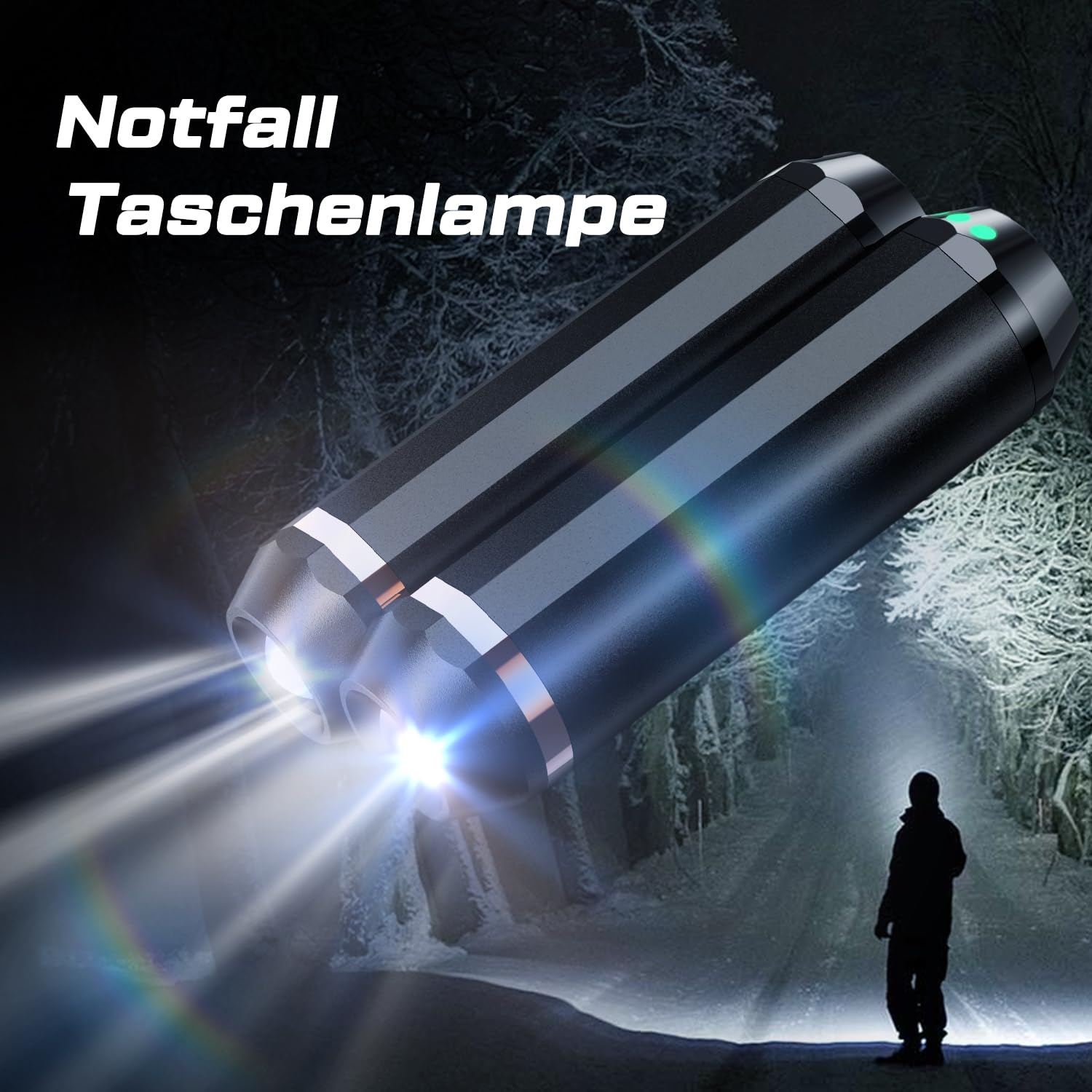 Handwärmer wiederaufladbar, Geteilte magnetische elektrische Handwärmer 2 Packungen, Handwärmer wiederverwendbar 3 Wärmestufen, tragbares Powerbank-Ladegerät 1000mAh, warmes Geschenk im Winter
