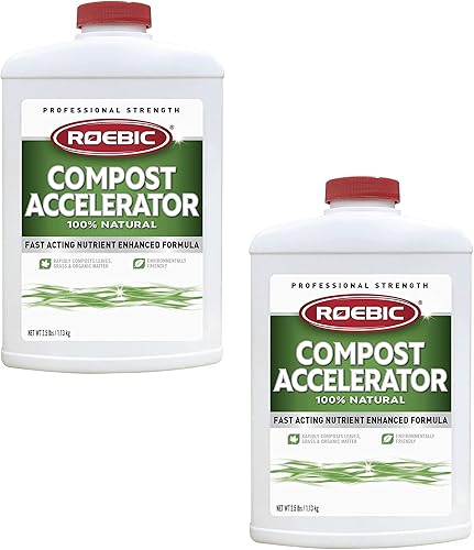 Roebic Laboratories CA-2.5-12 Acelerador de compost bacteriano de 2-1/2 libras (paquete de 2)