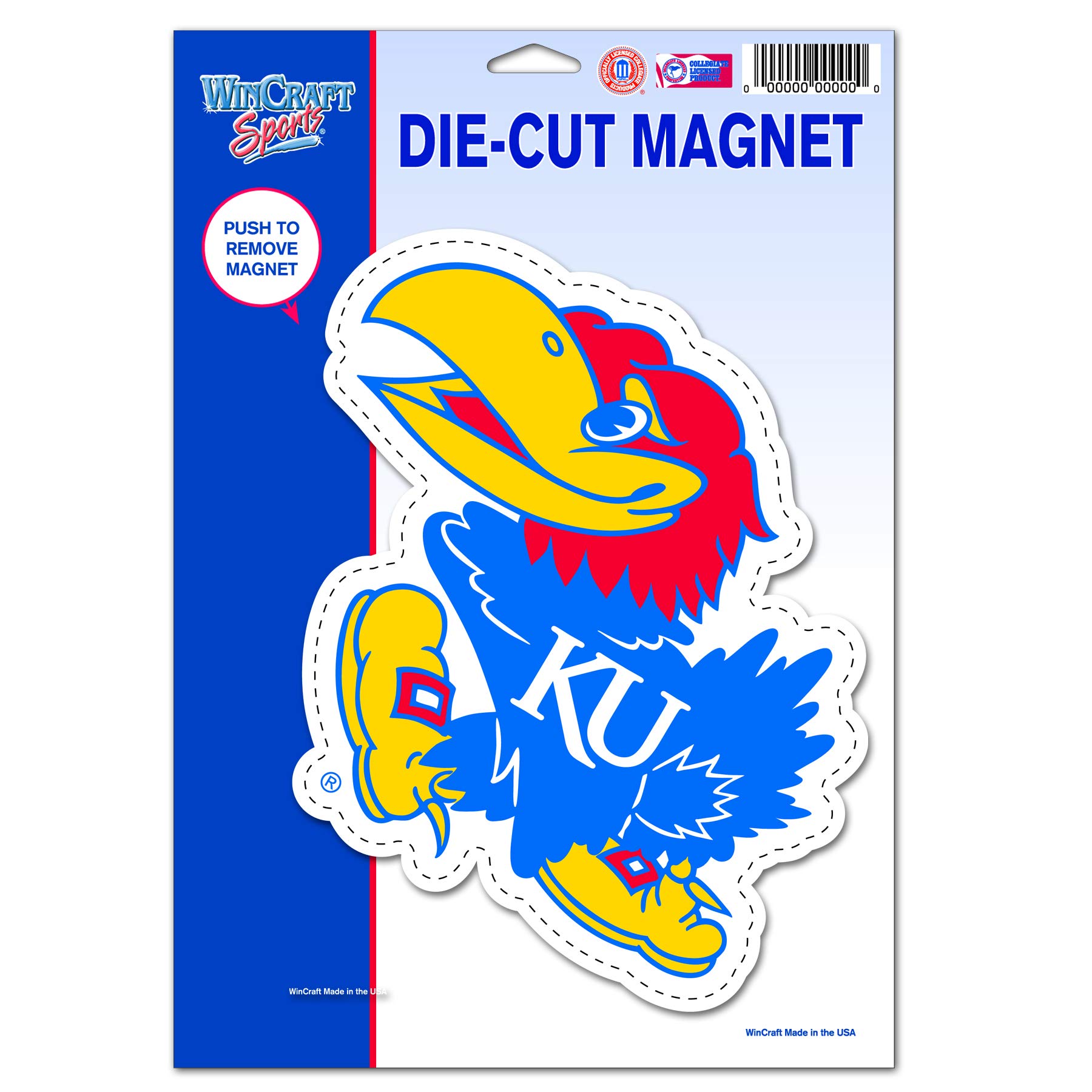 Aimant Kansas Wincraft 64954011 : fixez vos notes avec style sans rayer vos meubles
