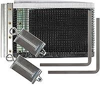 Champion Sports 2-Inch Table Tennis Net & Post Set - Adjustable Metal Posts, Easy Slip-On Setup for Standard Tables