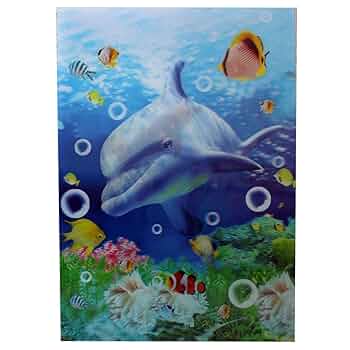 Amazon.co.jp: 804-0055 (2枚の絵変わる 3D ポスター 立体写真