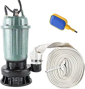1HP Sump Pump, 4000GPH Submersible Dirty Clean Water Pump with Float Switch, Submersible Sewage Pump for Pools, Garden, Pond, Irrigation, flooded Areas (220V-240V)