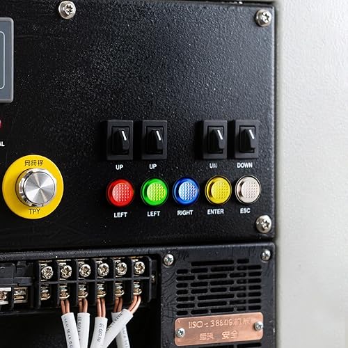 Miniatura 5 de 10 luces indicadoras LED de 0.315 in (516 pulgadas), luz indicadora LED de 110 V, luces piloto piloto de 110 V rojo, verde, amarillo, azul, blanco,