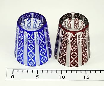 売約済み　TK-394-395 切子玉響オールドペア　トーフク Amazon｜トーフク 切子グラス ロイヤルスター オールドペアー