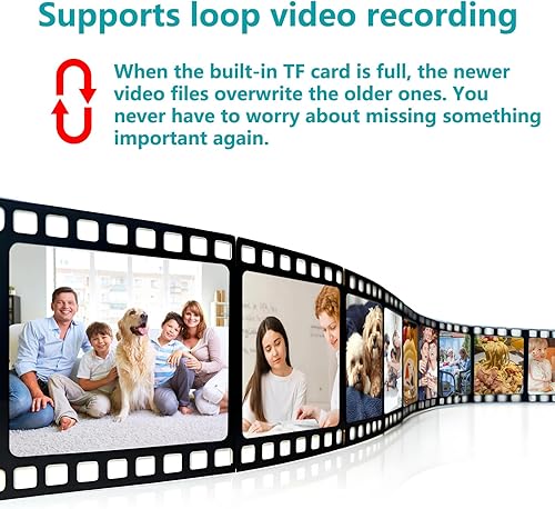 Miniatura 9 de Mini cámara, cámara de vigilancia HD para el hogar, admite detección de movimiento. Adecuado para el cuidado de ancianos, niños y mascotas, así como