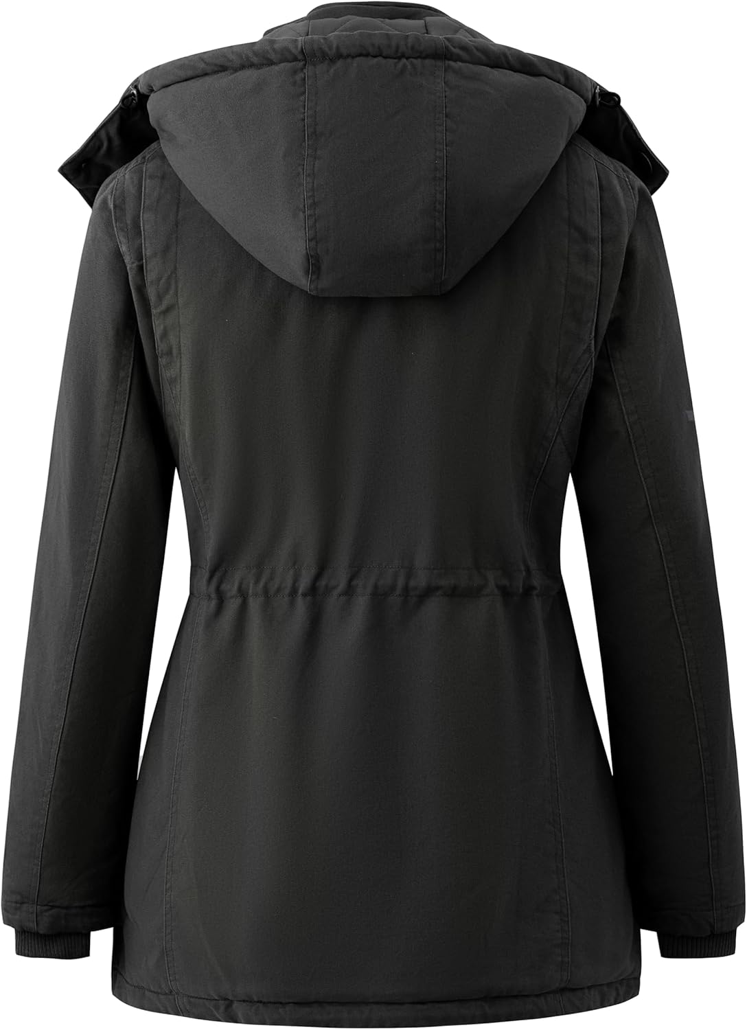 wantdo Women's Winter Thicken Jacket Cotton Coat with Removable Hood - Image 2