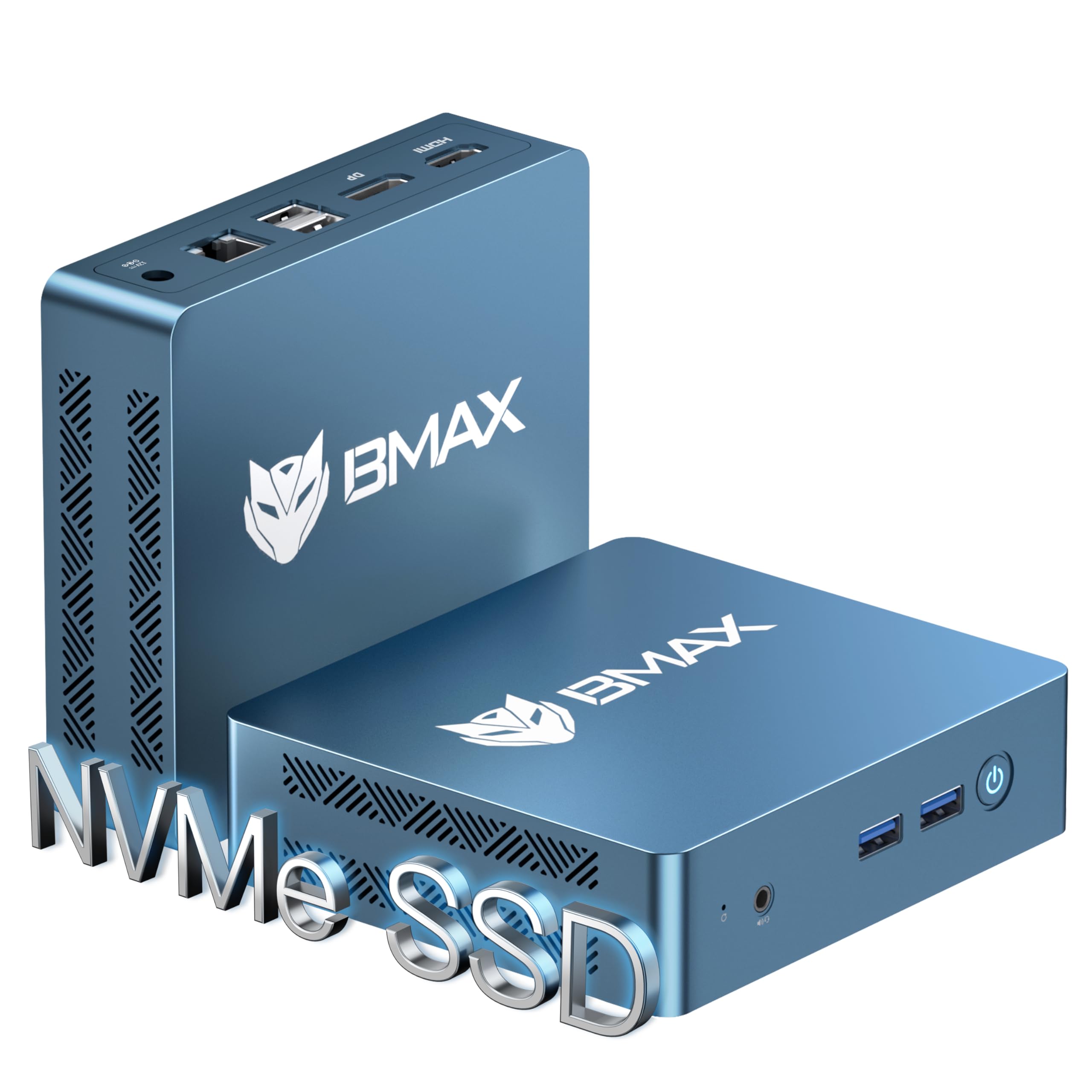 ミニpc【2025超高コスパ·64GB DDR4+4TB SSD（拡張可能）】Bmax mini pc Celeron 5205U搭載 動作より安定 Windows11 Pro ミニパソコン 温度に応じて自動調整冷却ファン 高速有線 小型pc 8GB+256GB NVMeSSD(SATAより3倍早い) LAN/WIFI5/BT5.0 小型パソコン 4K@60Hz 2画面同時出力 CMOSクリア