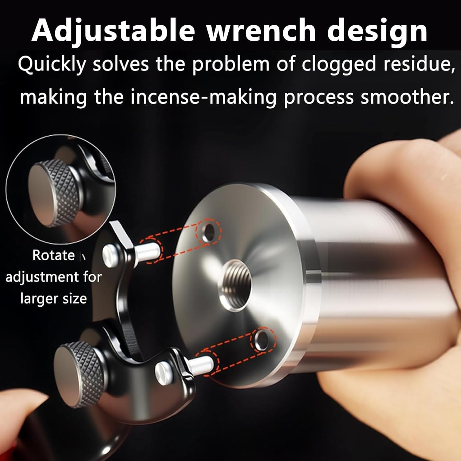 Macchina per la produzione di incenso manuale, in acciaio inox, strumenti fai da te con 4 piastre per stampi per incenso Buddha ed estrusione di argilla, set completo con accessori