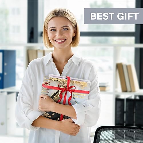 Miniatura 8 de Agenda 2025-2026, agenda académica diaria, semanal y mensual de 18 meses, julio 2025 a diciembre de 2026, 7.9 x 9.8 pulgadas, pestañas de página,