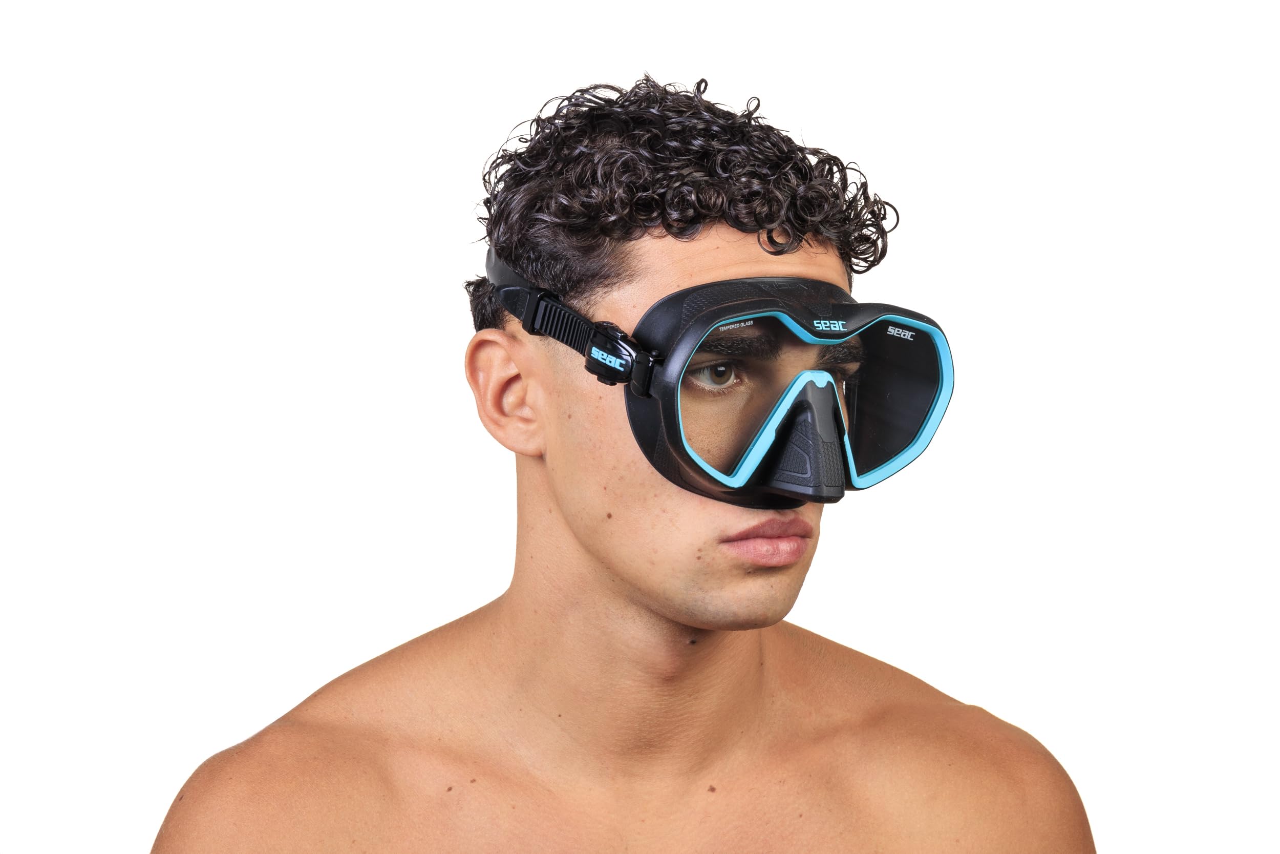 Seac Icona, rahmenlose Einglas-Tauchmaske, 100% Made in Italy