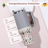 Vista 59 de Botas de silicona para Stanley, protector inferior de copa, accesorios para Stanley Quencher H2.0 FlowState Tumbler 20oz/20oz/30oz/Stanley Adventure