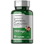 Horbach Turmeric Curcumin Supplement 2000mg | 90 Capsules | Complex with Black Pepper | Non-GMO, Gluten Free