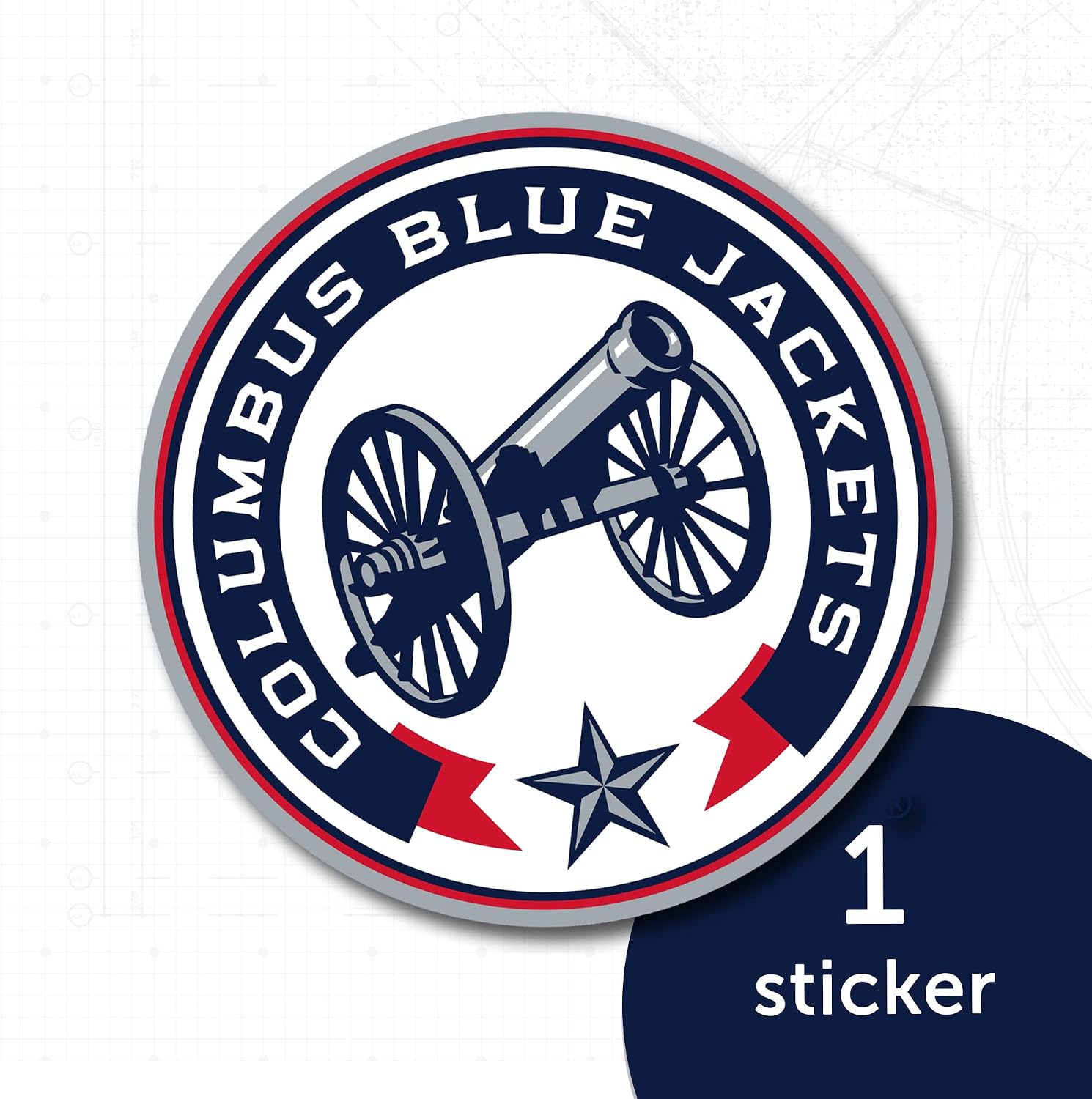Desert Cactus Columbus Blue Jackets Team NHL National Hockey League Sticker Vinyl Decal Laptop Water Bottle Car Scrapbook (Individual B)