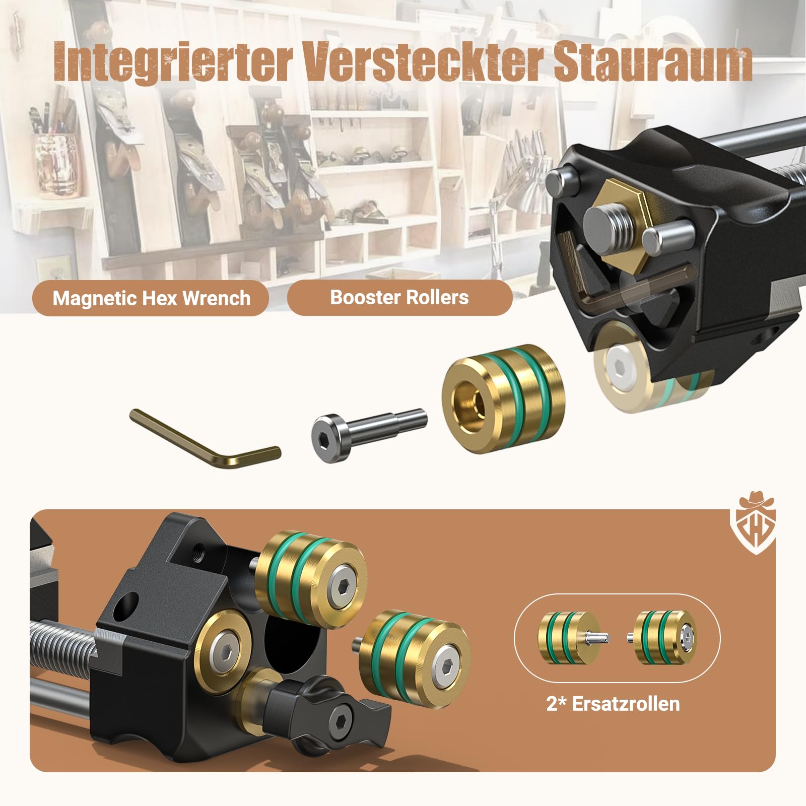 HONGDUI Schleifhilfe Stechbeitel Kit, mit Schärfhalter, Winkelvorrichtung, Schnelle Winkeleinstellung und fixierung, Schärfen für Meißel und Hobel Breite 0.25-8.1cm-HD34