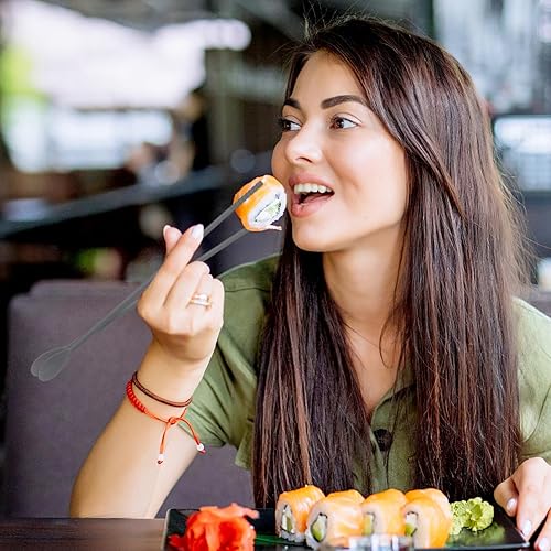 Miniatura 9 de Varilla de agitación integrada de silicona para chuletas y cucharas, mango largo 2 en 1, para café, té helado y postres, utensilios de cocina