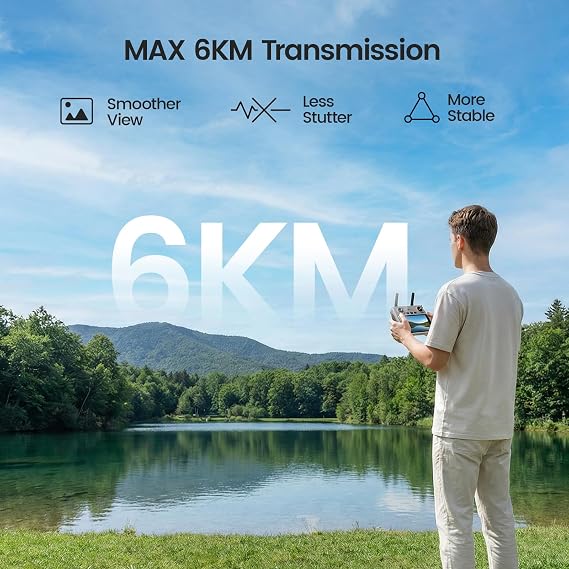 Holy Stone RC243A Remote Controller, 5.5-inch 1080P Full HD Display, 6KM Transmission, 32GB Storage + microSD Support, Up to 3H Runtime, Compatible with HS600/HS600D & HS360E/HS360D Only