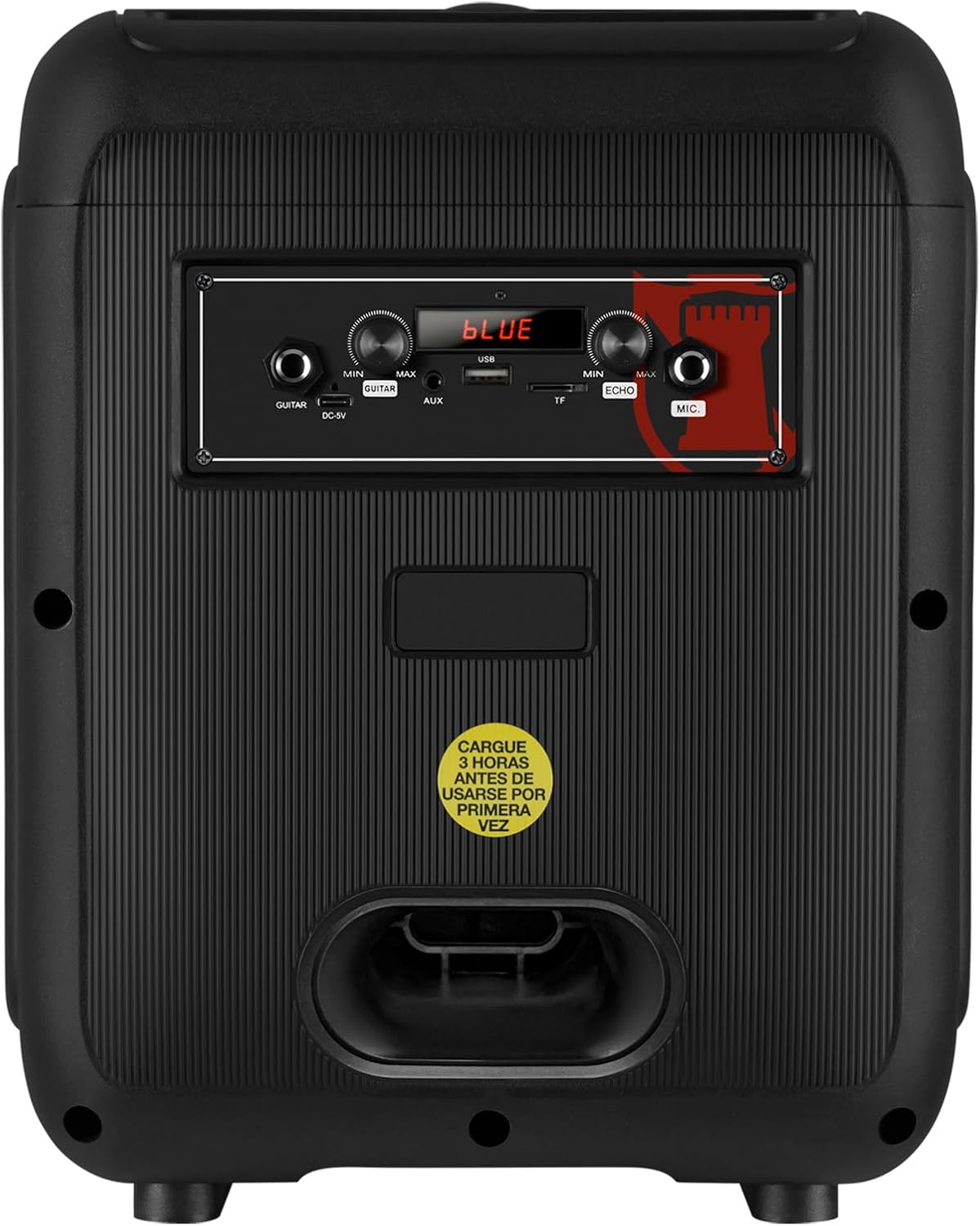 Rear panel of the KAISER KXB-3008 speaker with various input ports