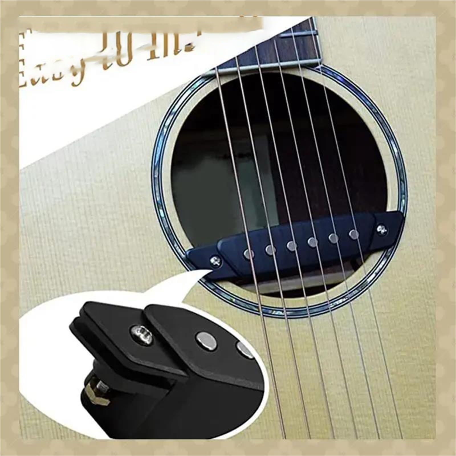 Accessori per chitarra acustica passiva Pickup Chitarra Acustica
