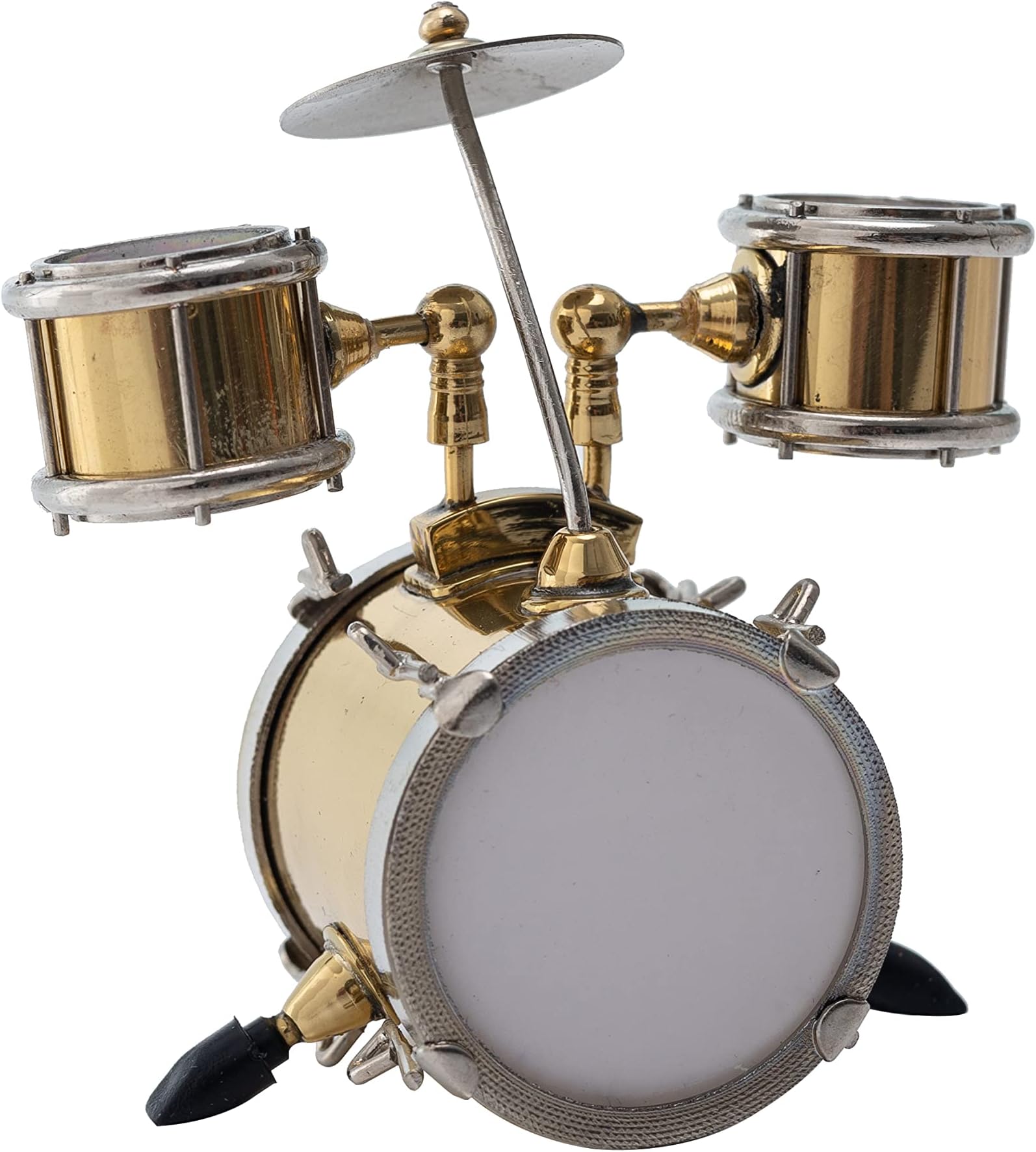 Mini Drum Miniature Musical Instrument Accessories Doll House Accessory Miniatures 1 12 Scale for Dollhouse Model Music Room Decor