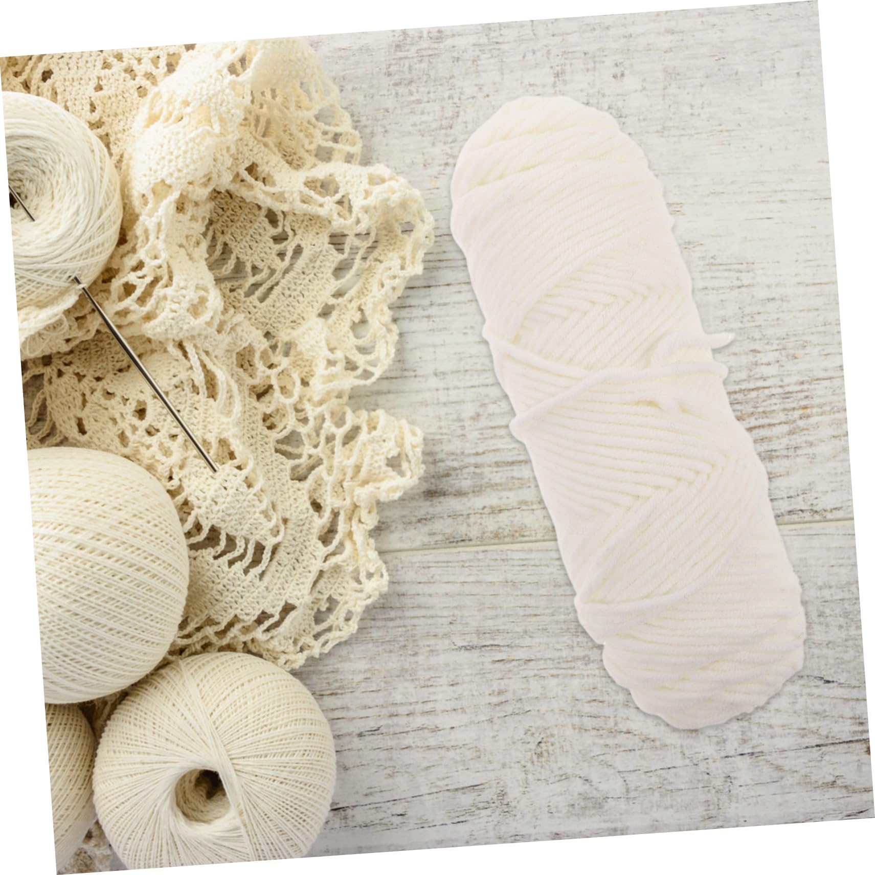 Filato di Cotone all Uncinetto 7 Pezzi 8ply per Lavori Creativi