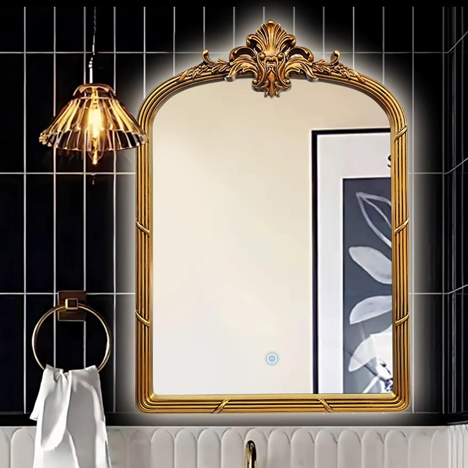 Miroir de maquillage vintage pour transformer l'ambiance de votre chambre