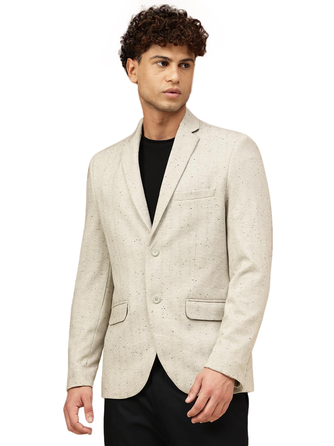 richlook Men Desert Grey Smart Fit Blazer-picture-10