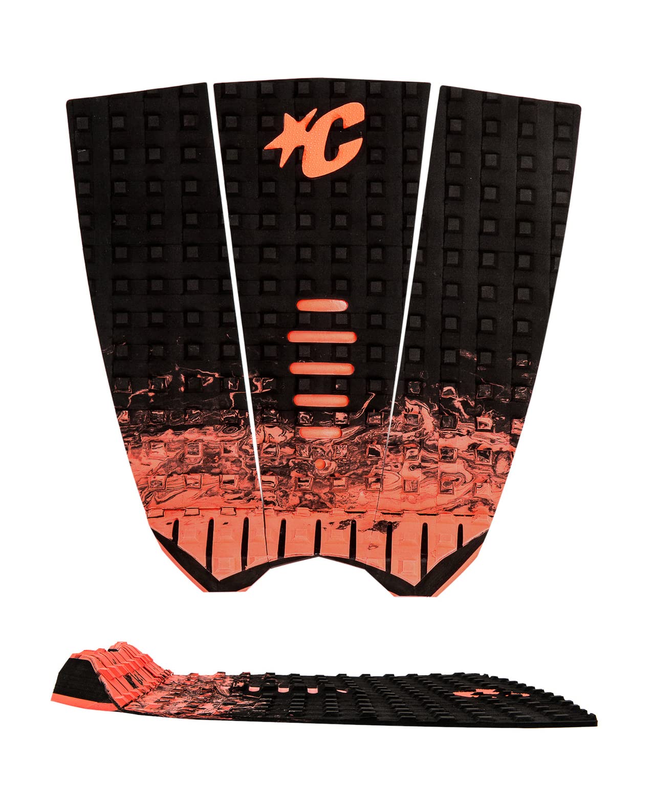 Creatures of Leisure Unisex – Erwachsene Creatures Mick Fanning Traction Black Fade Fluro Red, Unicolor, OneSize