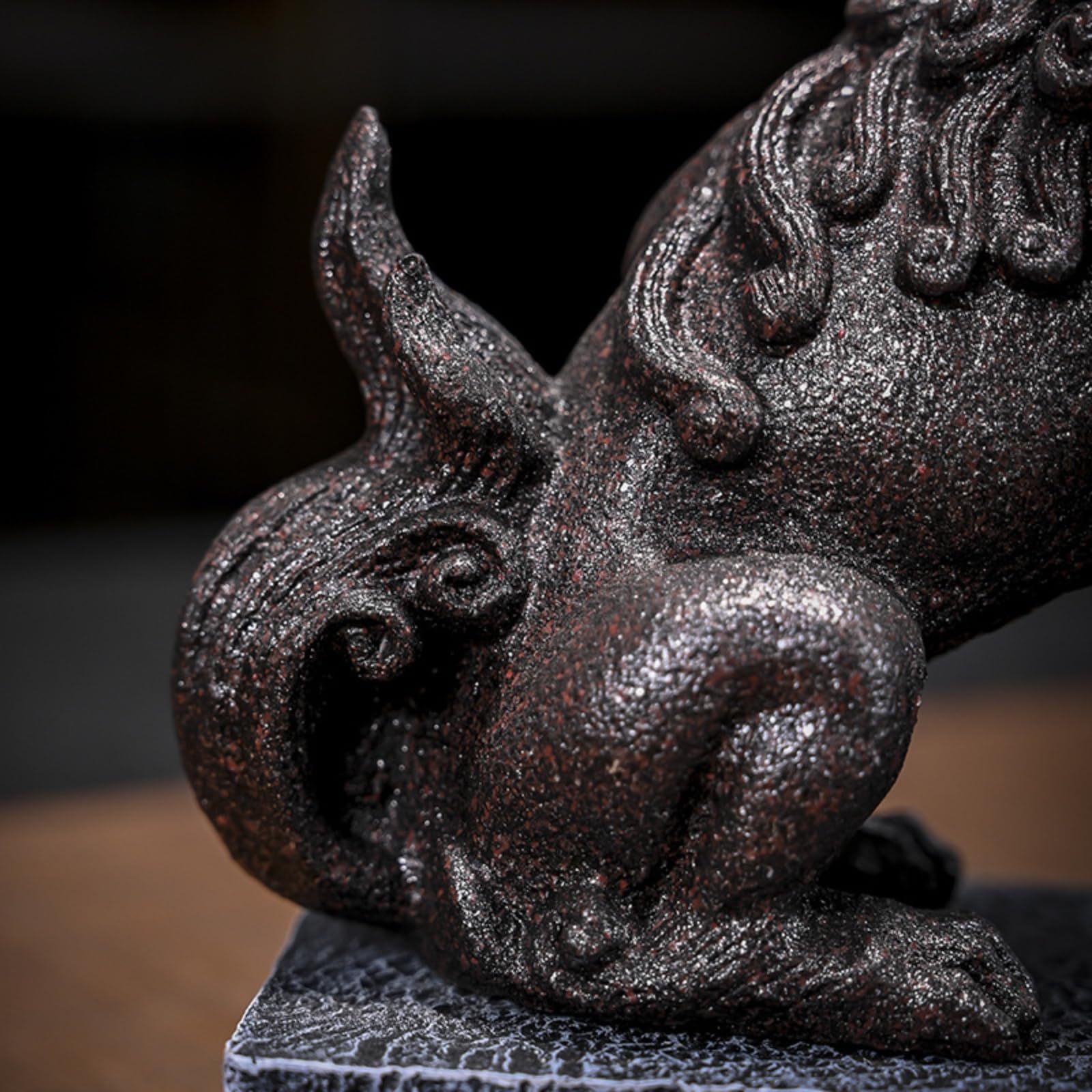 Amazon.co.jp: 狛犬 獅子狛犬陶器 魔を追い払い安定した運気にして