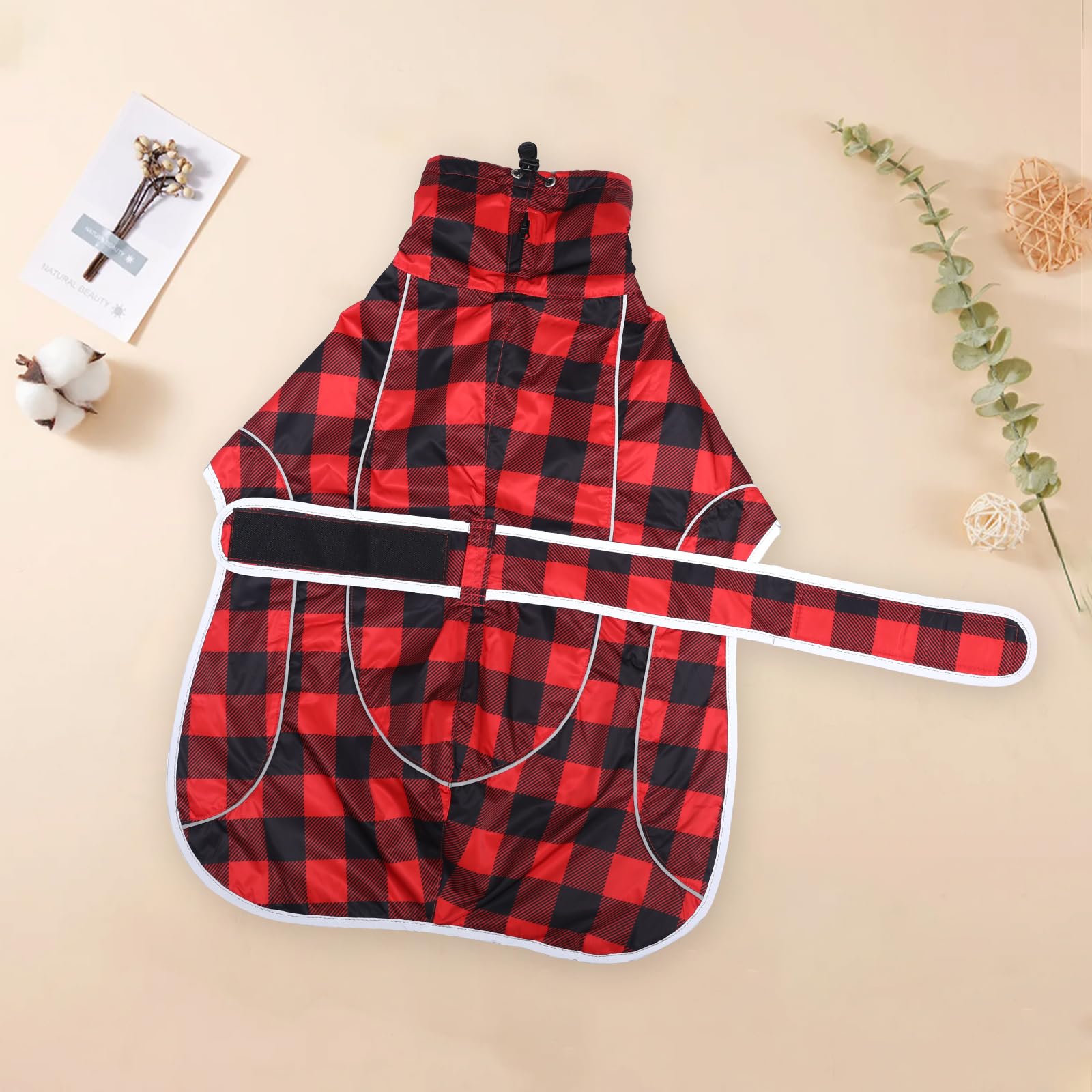 Ctomche Dog Winter Coat Reflective Waterproof with Harness - Image 4