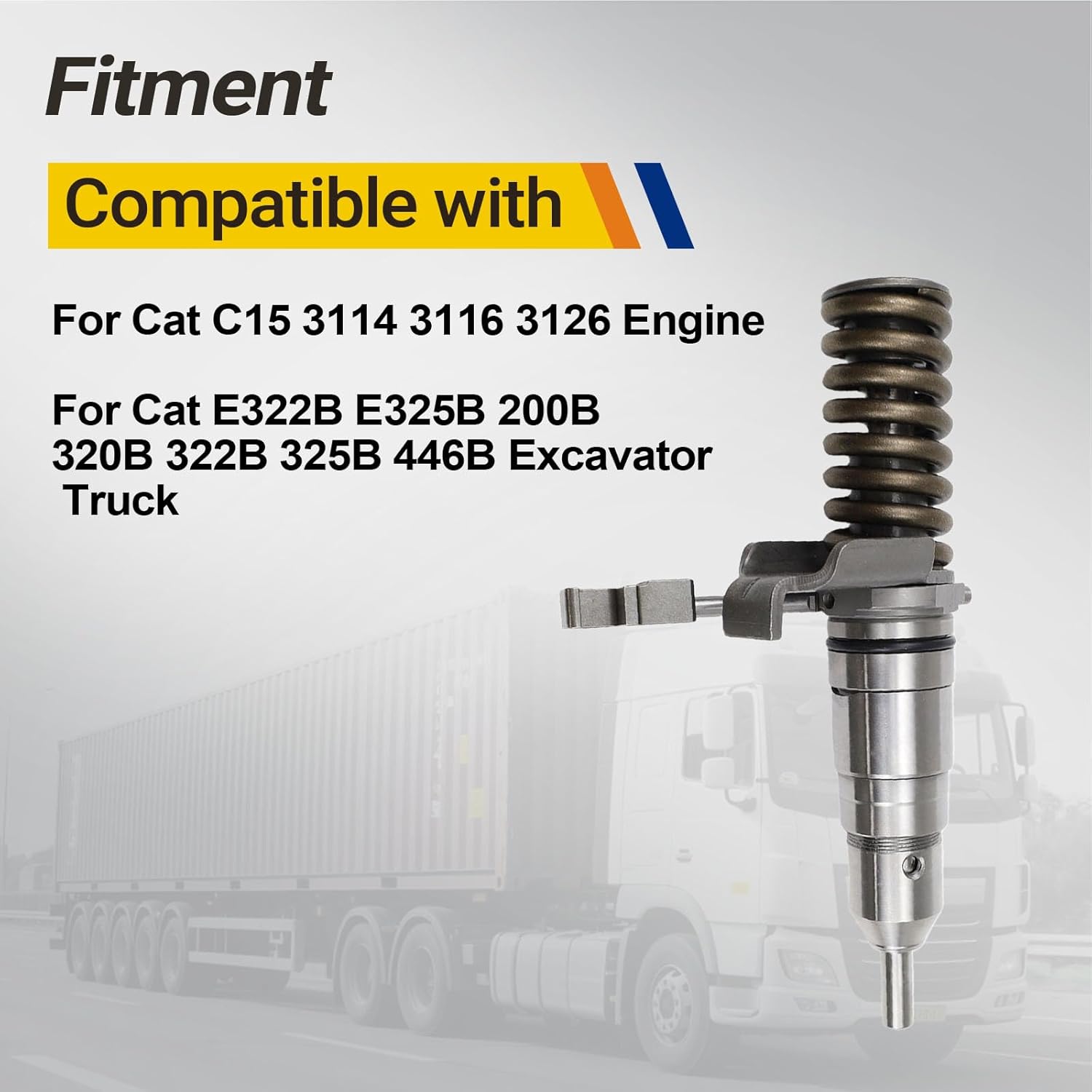 127-8213 1pcs Common Rail Injector 1278213 0R-8473 Fuel Injector Pump for C-a-t C15 Engine 3114 3116 3126 E322B E325B 200B 320B 322B 325B 446B Excavator Truck