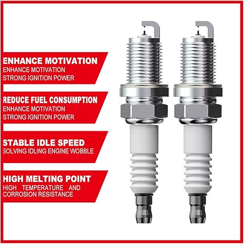 Miniatura 4 de 4-pack double iridium spark plug D-94833 for PLFER7A8EG 94833