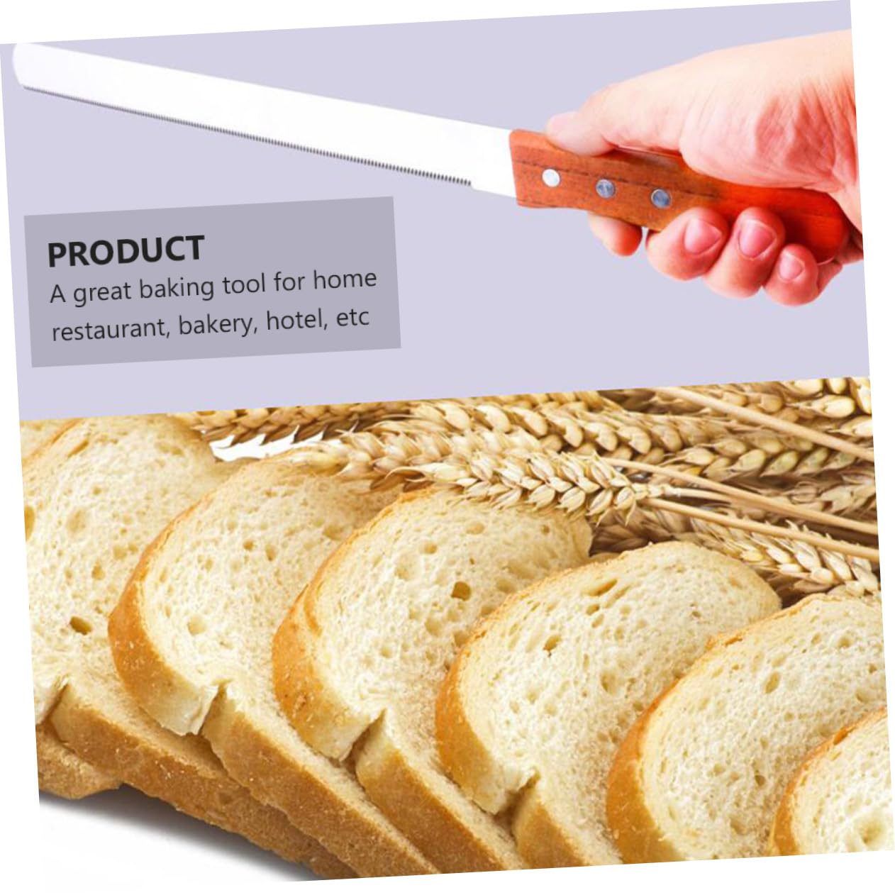 Ciieeo Adjustable Bread Slicer Cake Knife Stainless Steel Baking Tool Lightweight